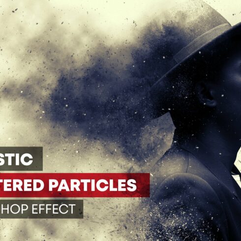 Scattered Particles Photoshop Effectcover image.