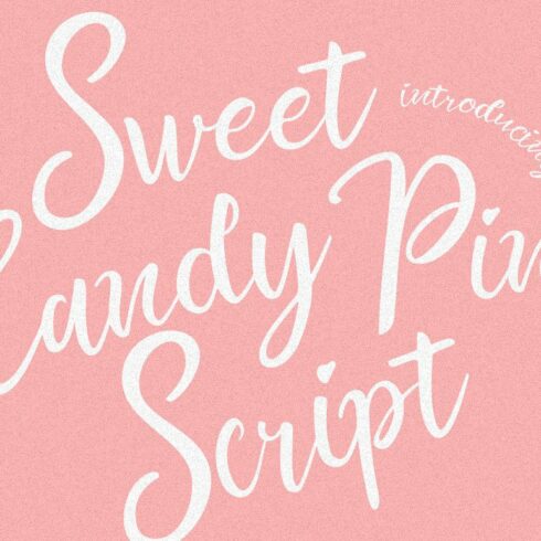 Sweet Candy Pink Script (2 layered) cover image.