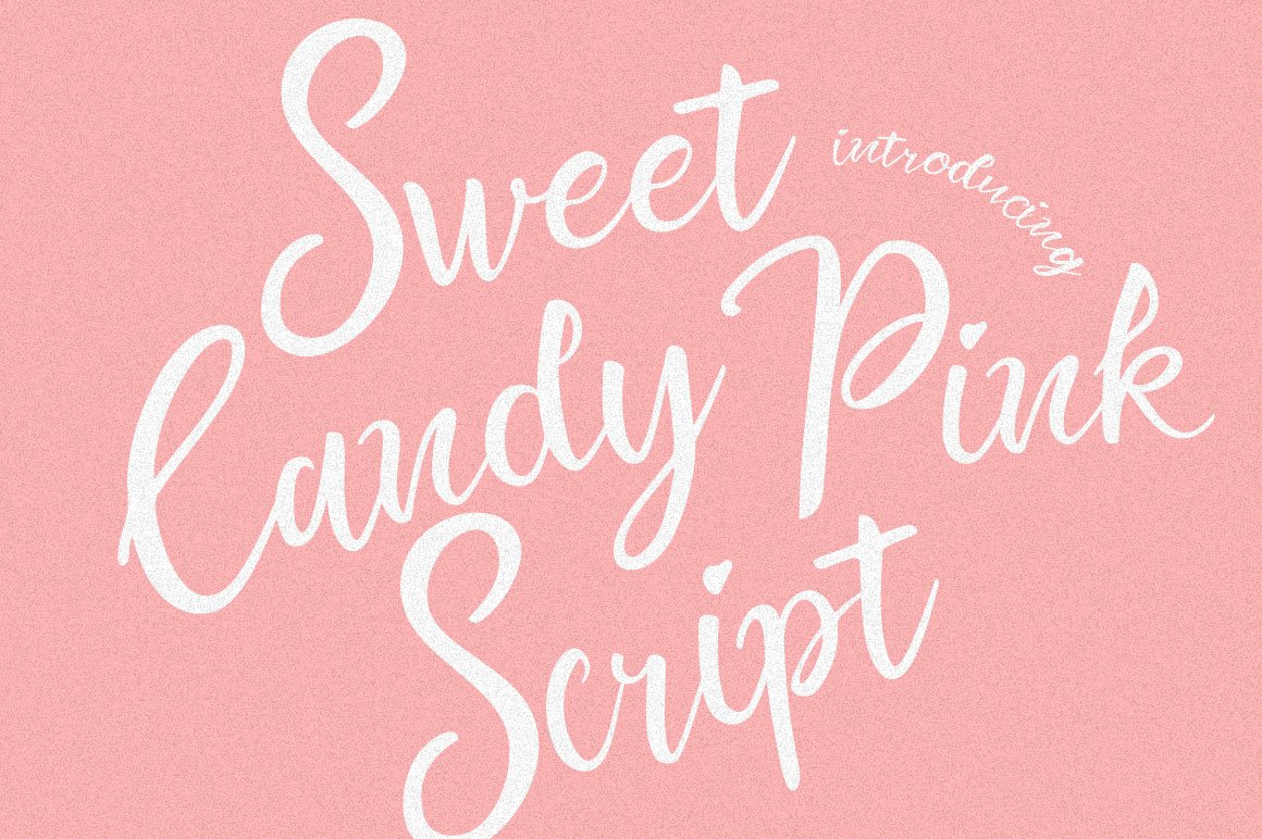 Sweet Candy Pink Script (2 layered) cover image.