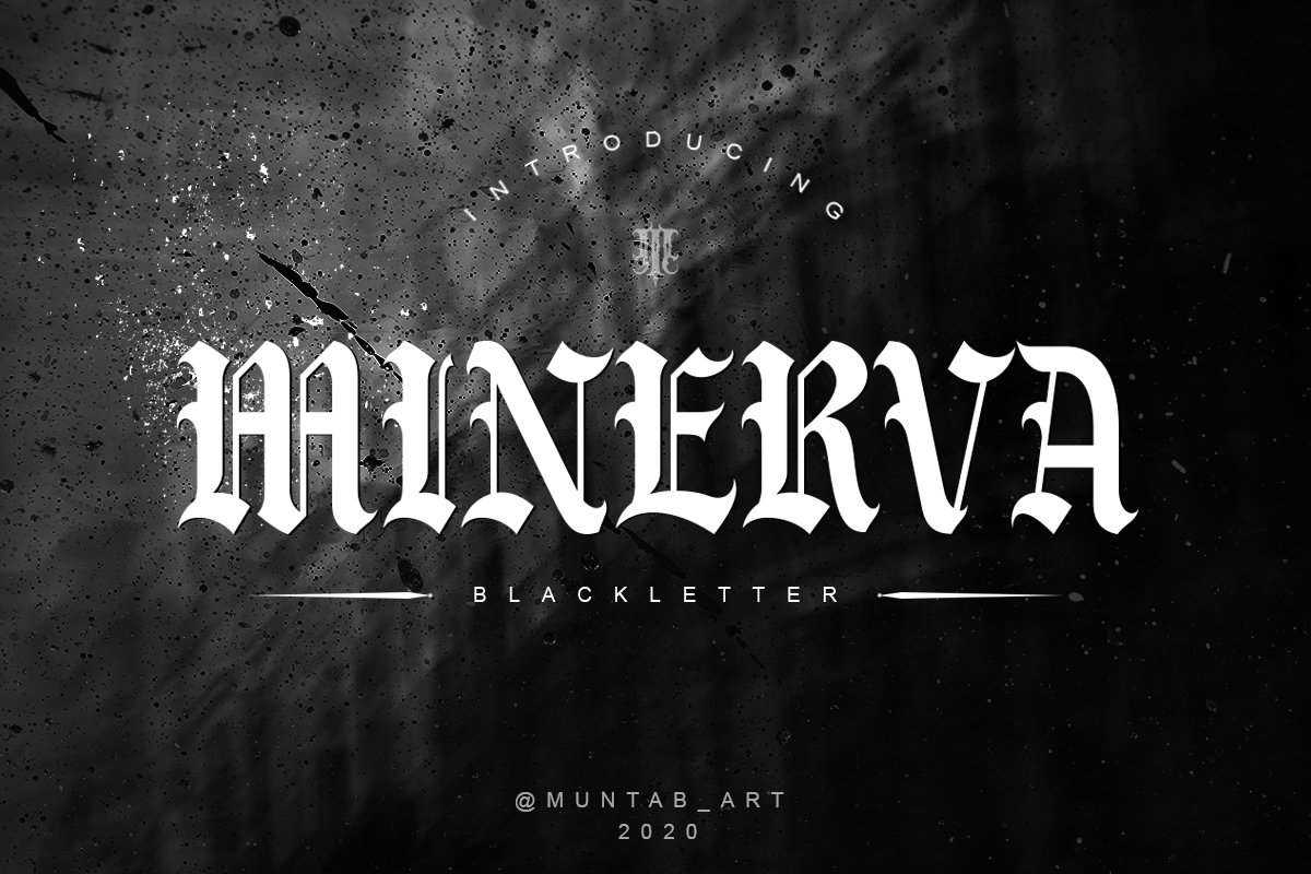 Minerva | Blackletter Font cover image.
