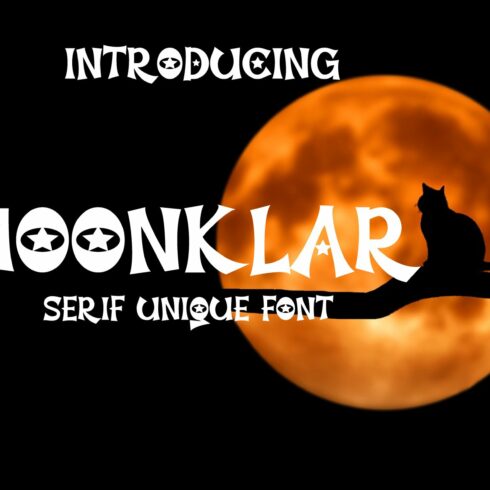 Moonklar - Display Font cover image.