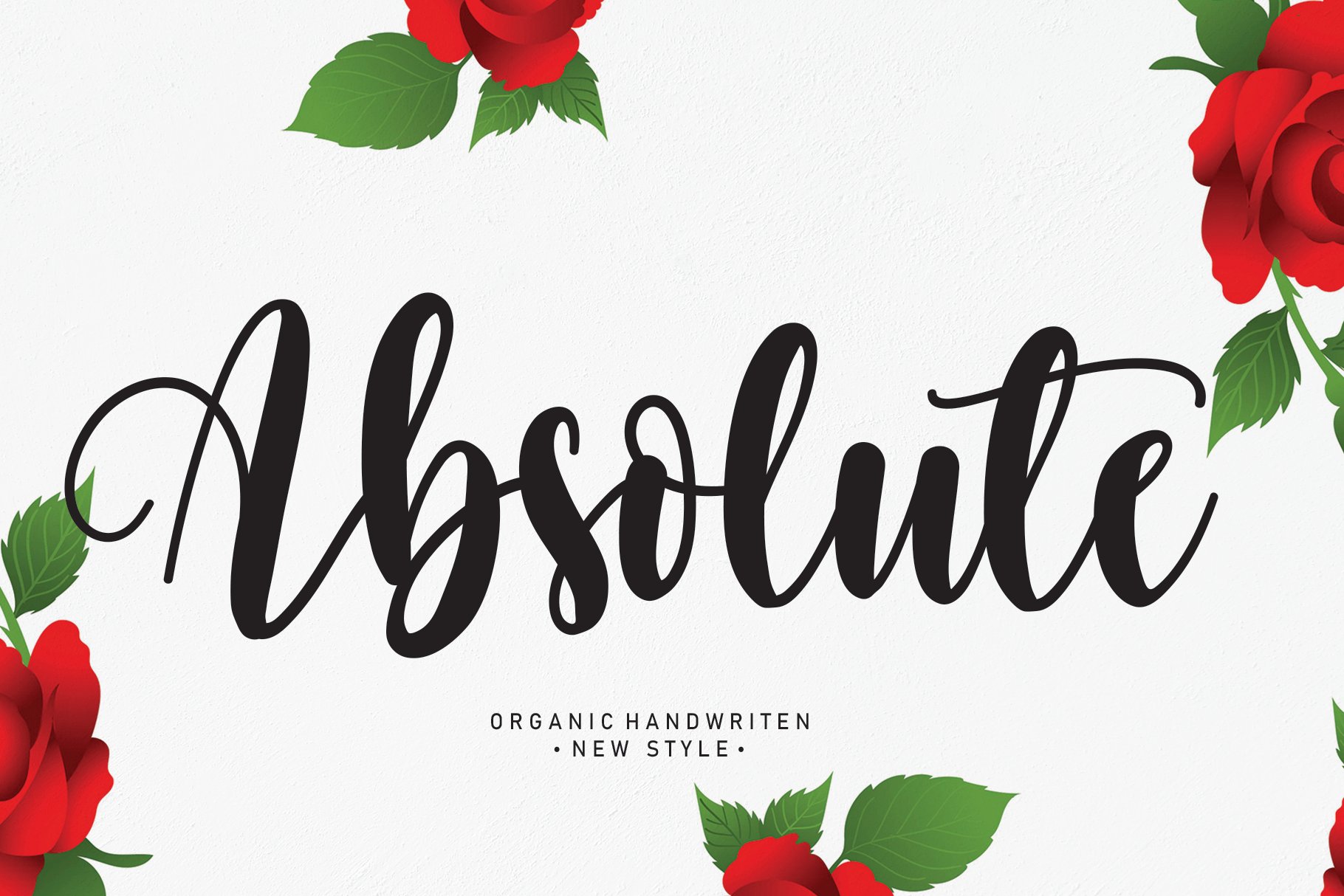 Absolute | Script font cover image.