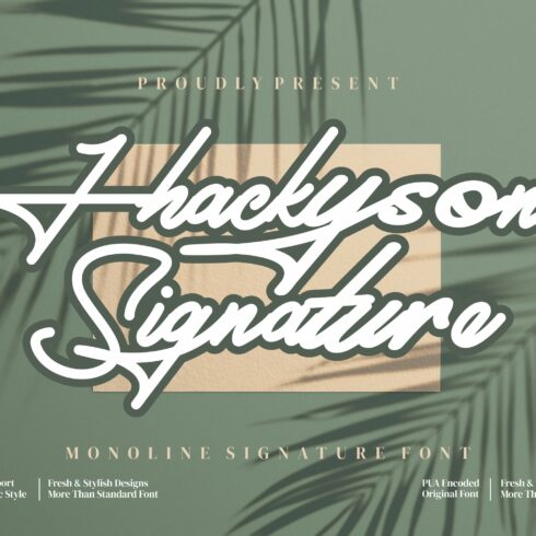 Jhackyson - Monoline Signature cover image.