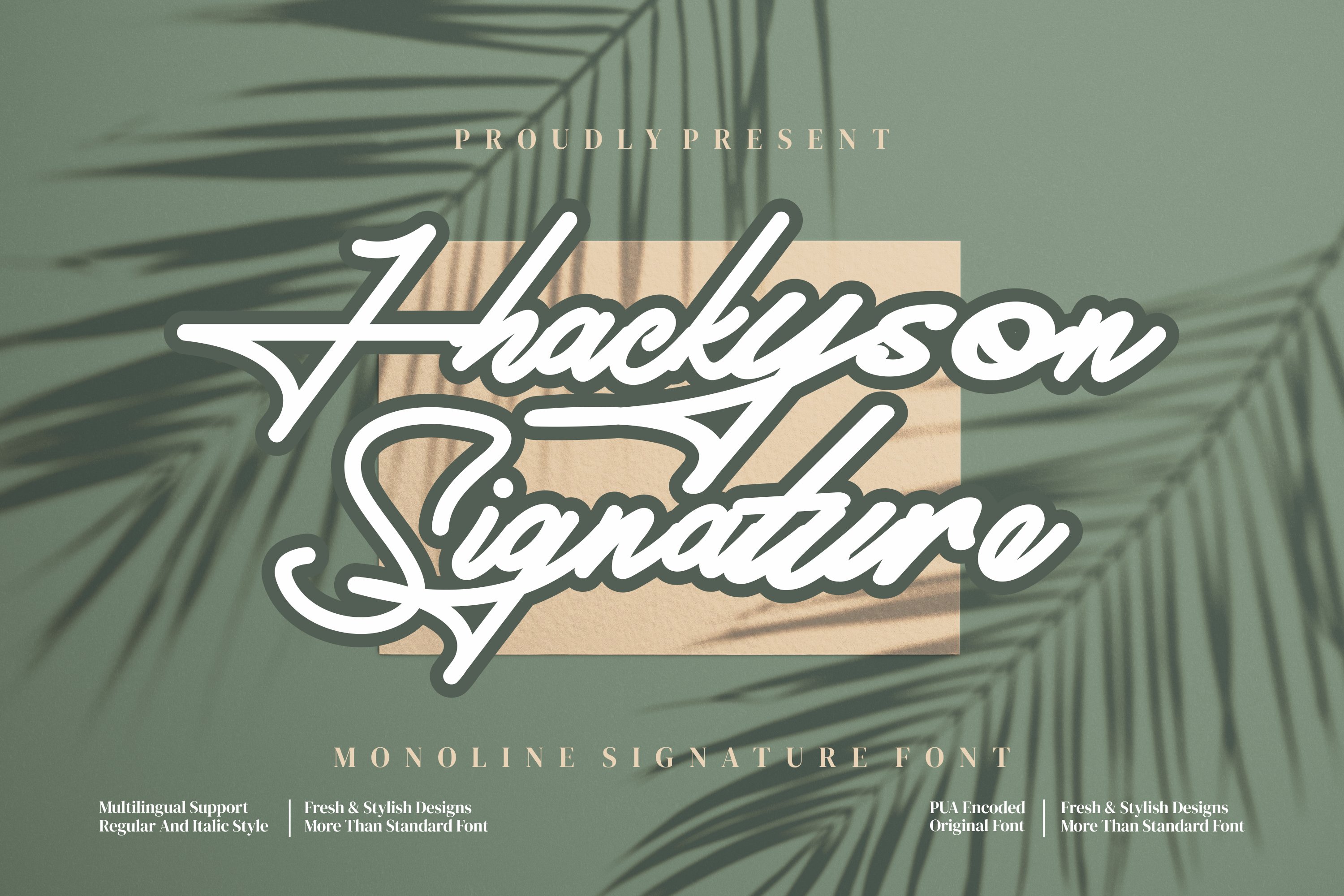 Jhackyson - Monoline Signature cover image.