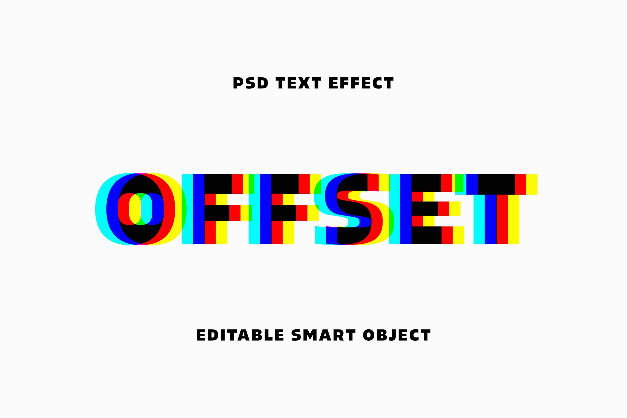 Anaglyphic Stereo Text Effectcover image.