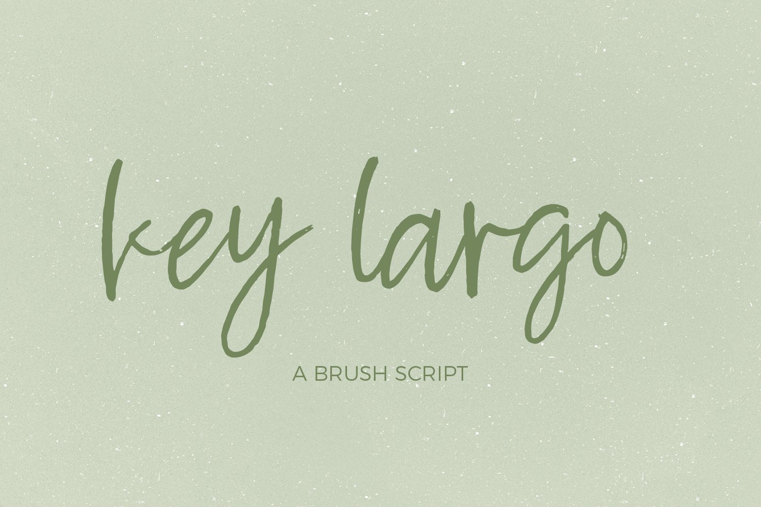 Key Largo Brush Script cover image.