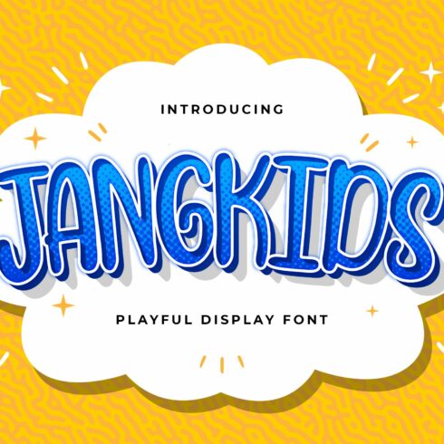 Jangkids - Playful Display Font cover image.