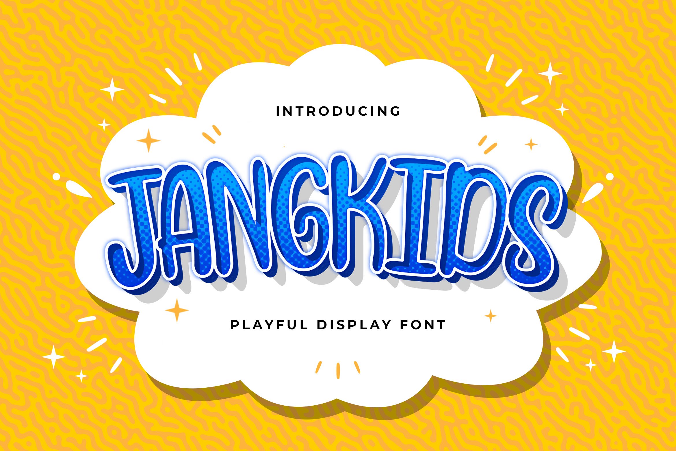 Jangkids - Playful Display Font cover image.