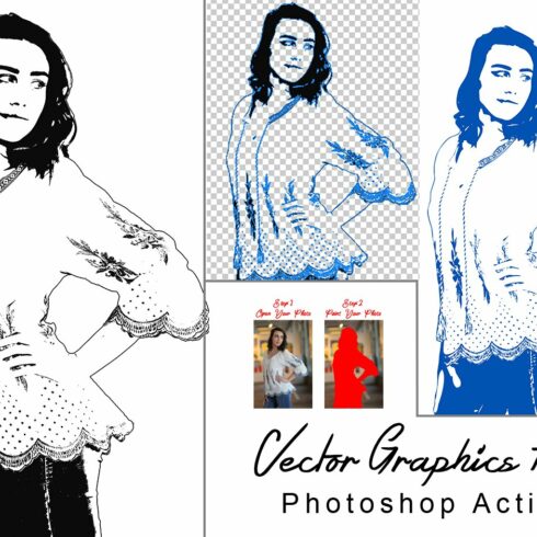Vector Graphics Art Photoshop Actioncover image.