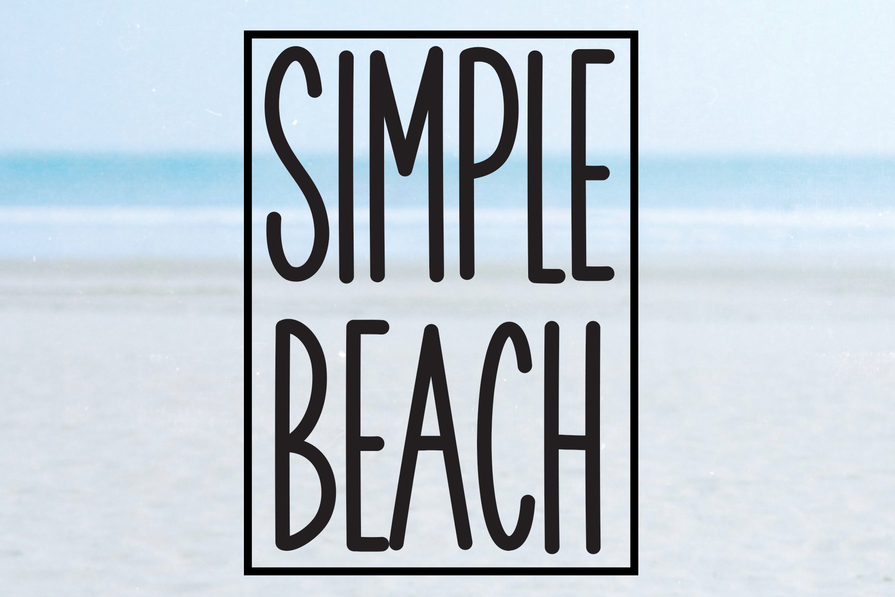 Simple Beach | Script Font cover image.