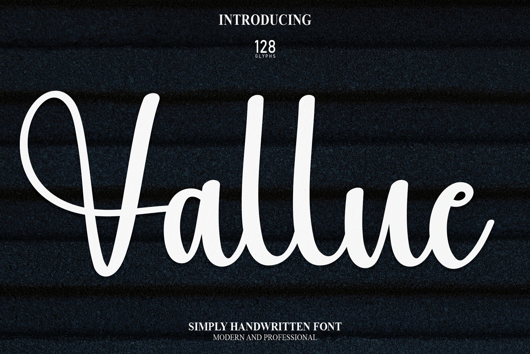 Vallue | Script Font cover image.