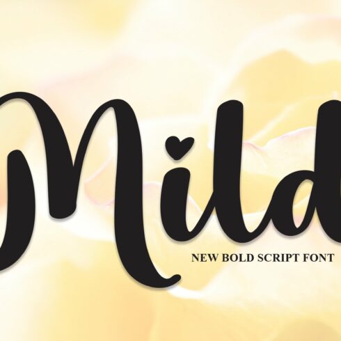 Mild | Script Font cover image.