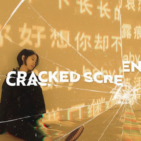 Cracked Screen Photo Effectcover image.
