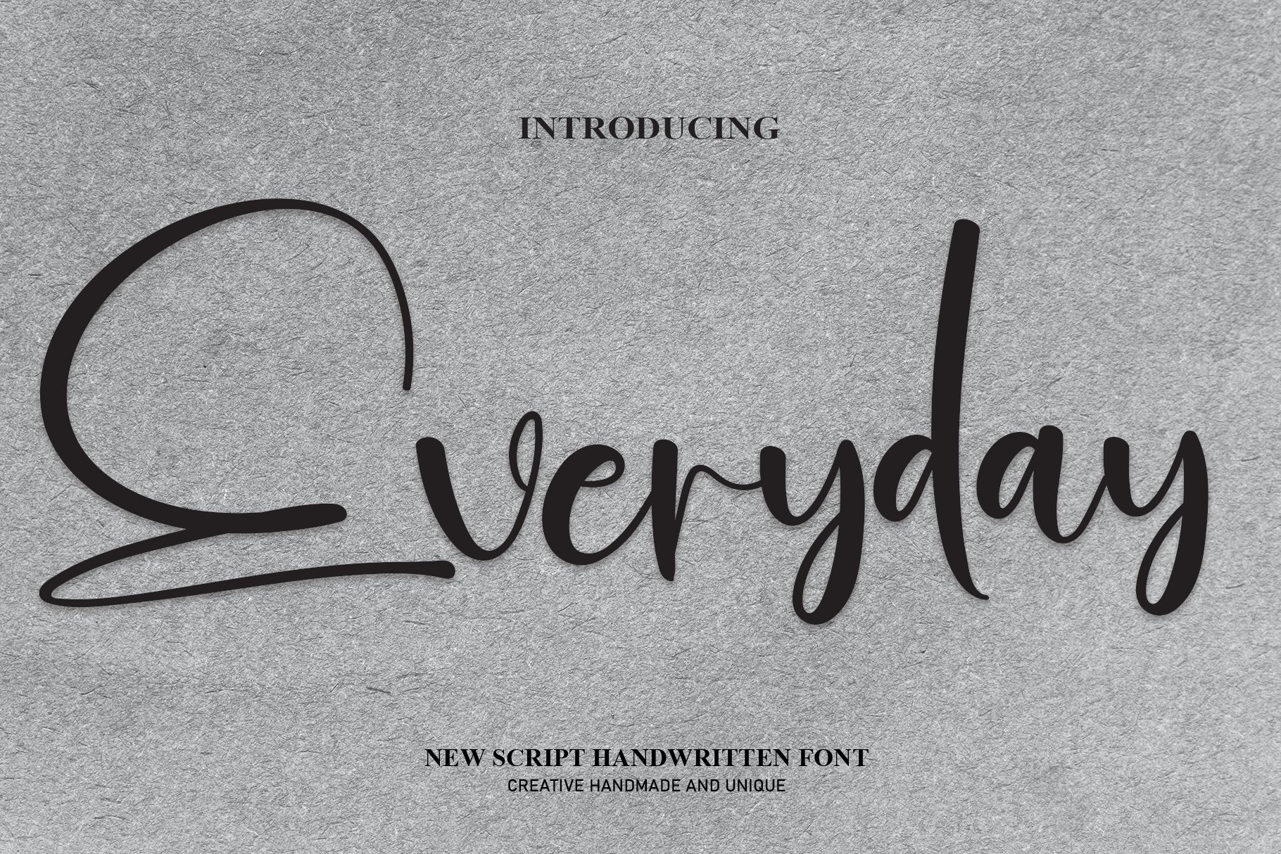 Everyday | Script Font cover image.