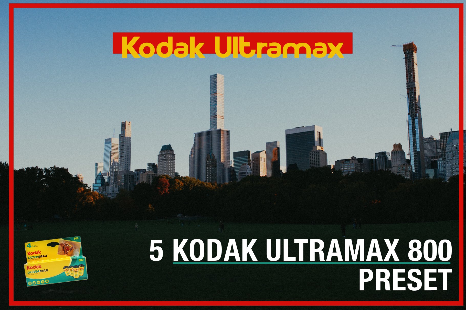 Essential Kodak Ultramax 800 Presetcover image.