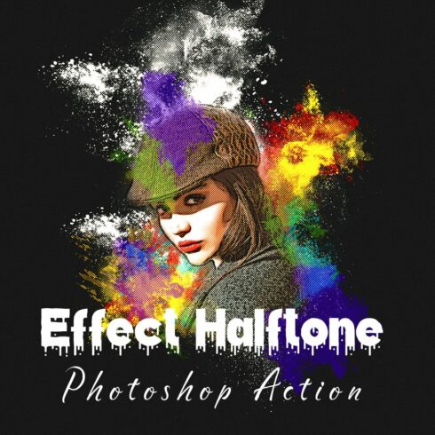 Effect Halftone Photoshop Actioncover image.