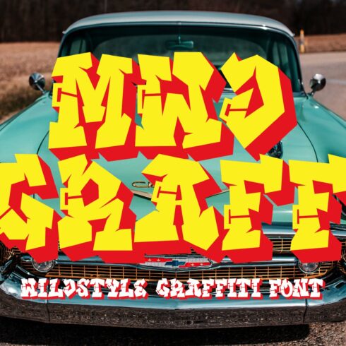 MWD Graff - Wildstyle Graffiti Font cover image.