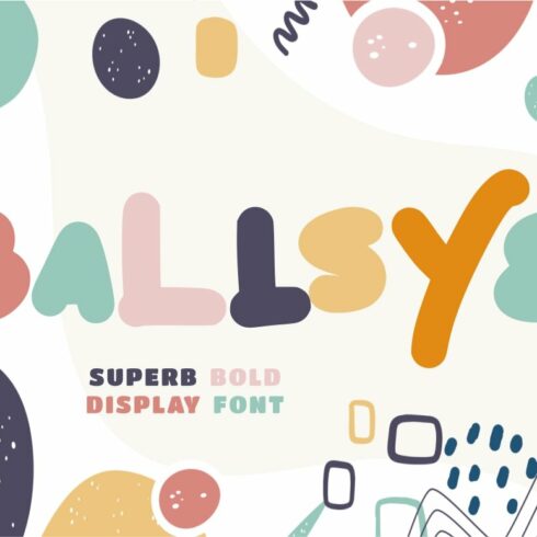 Ballsye - Superb Bold Display Font cover image.