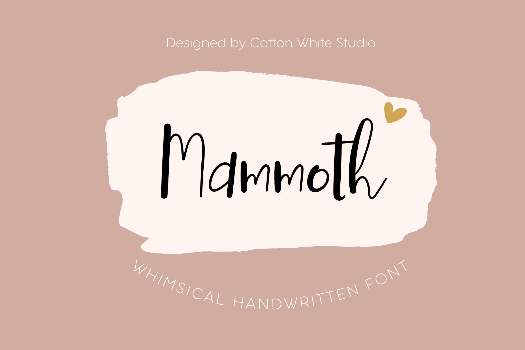 Mammoth Quirky Font cover image.