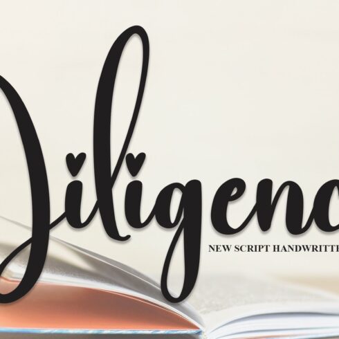 Diligence | Script Font cover image.