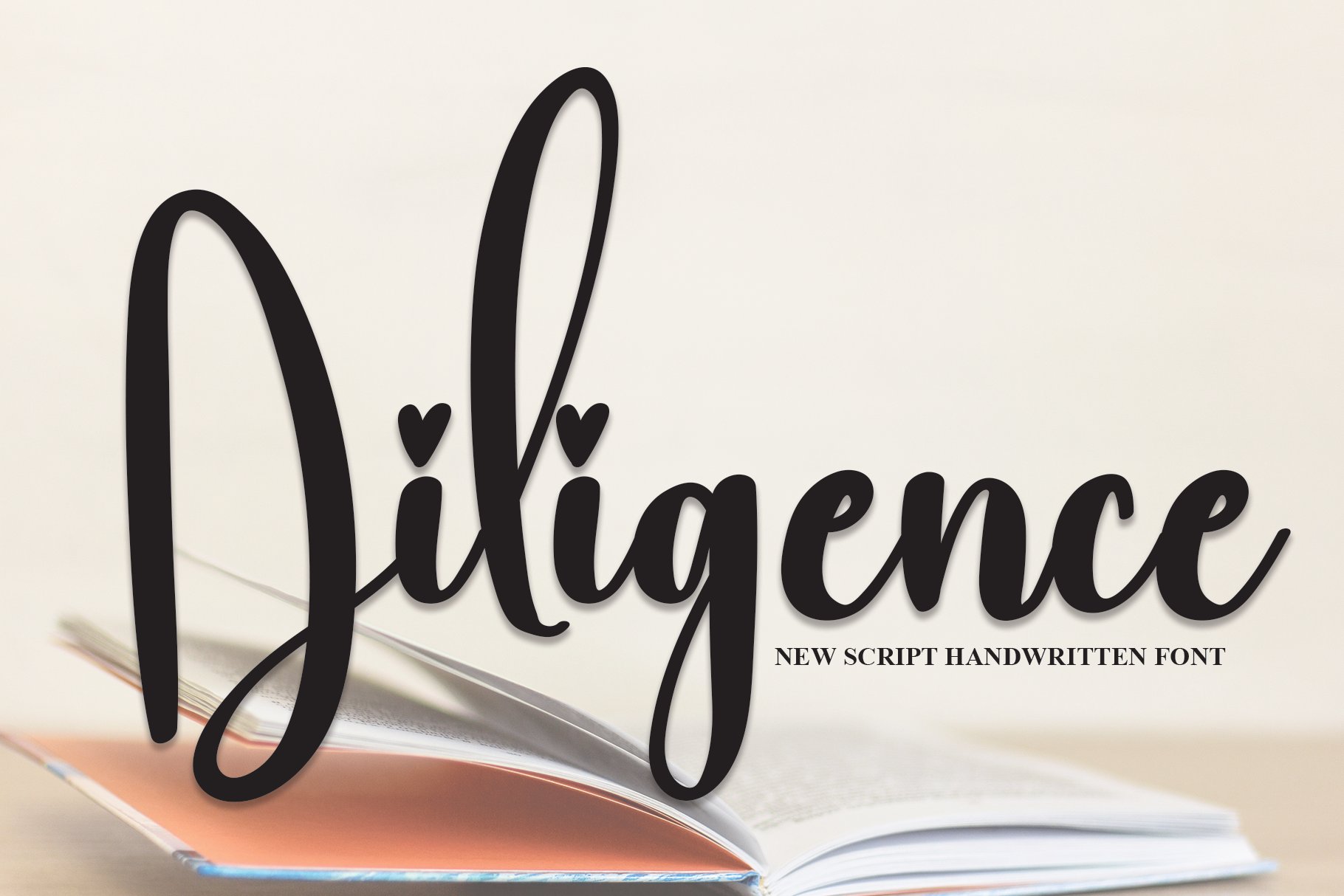 Diligence | Script Font cover image.