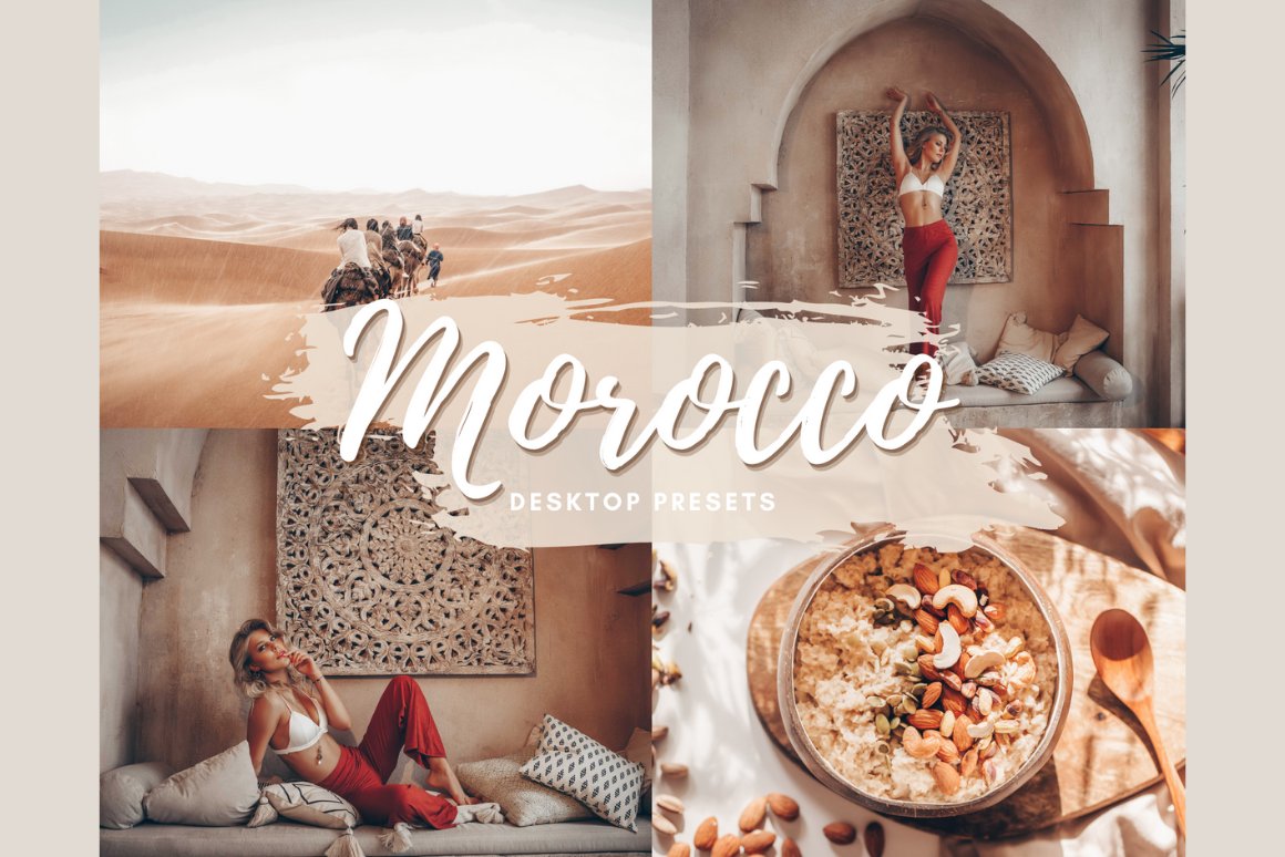 MOROCCO Desktop Lightroom Presetscover image.