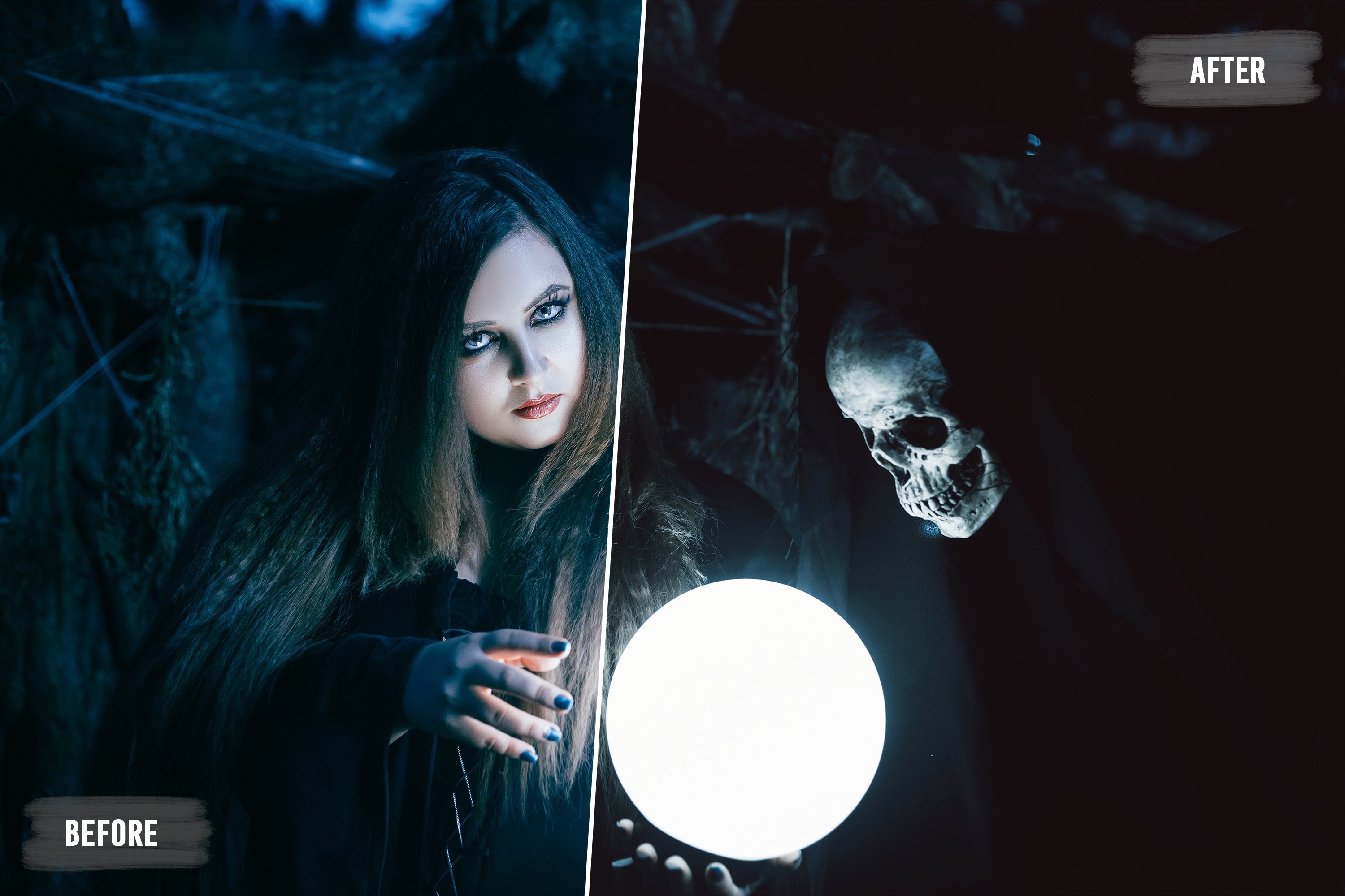 50 Dramatic Halloween LUTs Packpreview image.