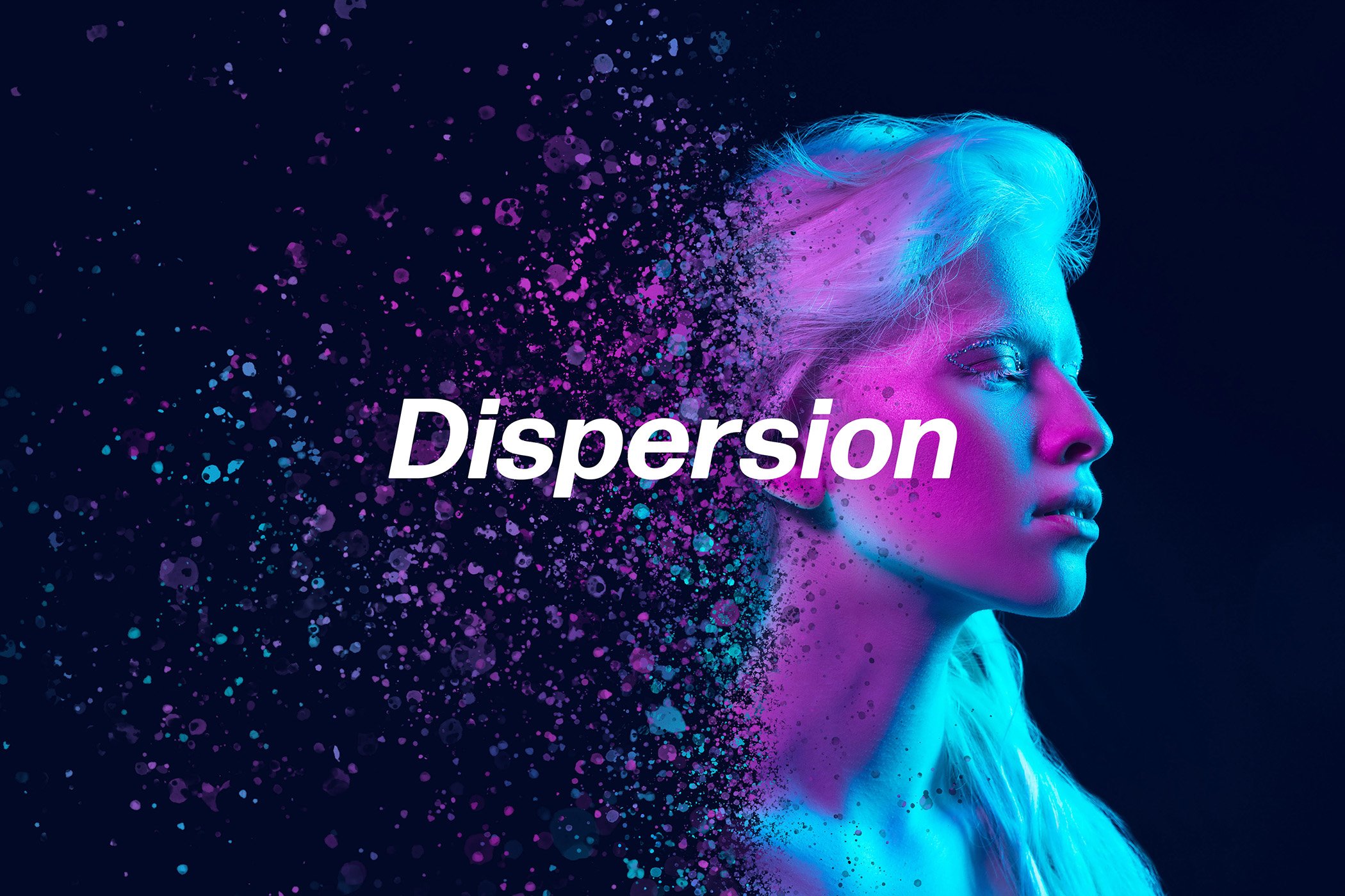 Dispersion Photoshop Effectcover image.