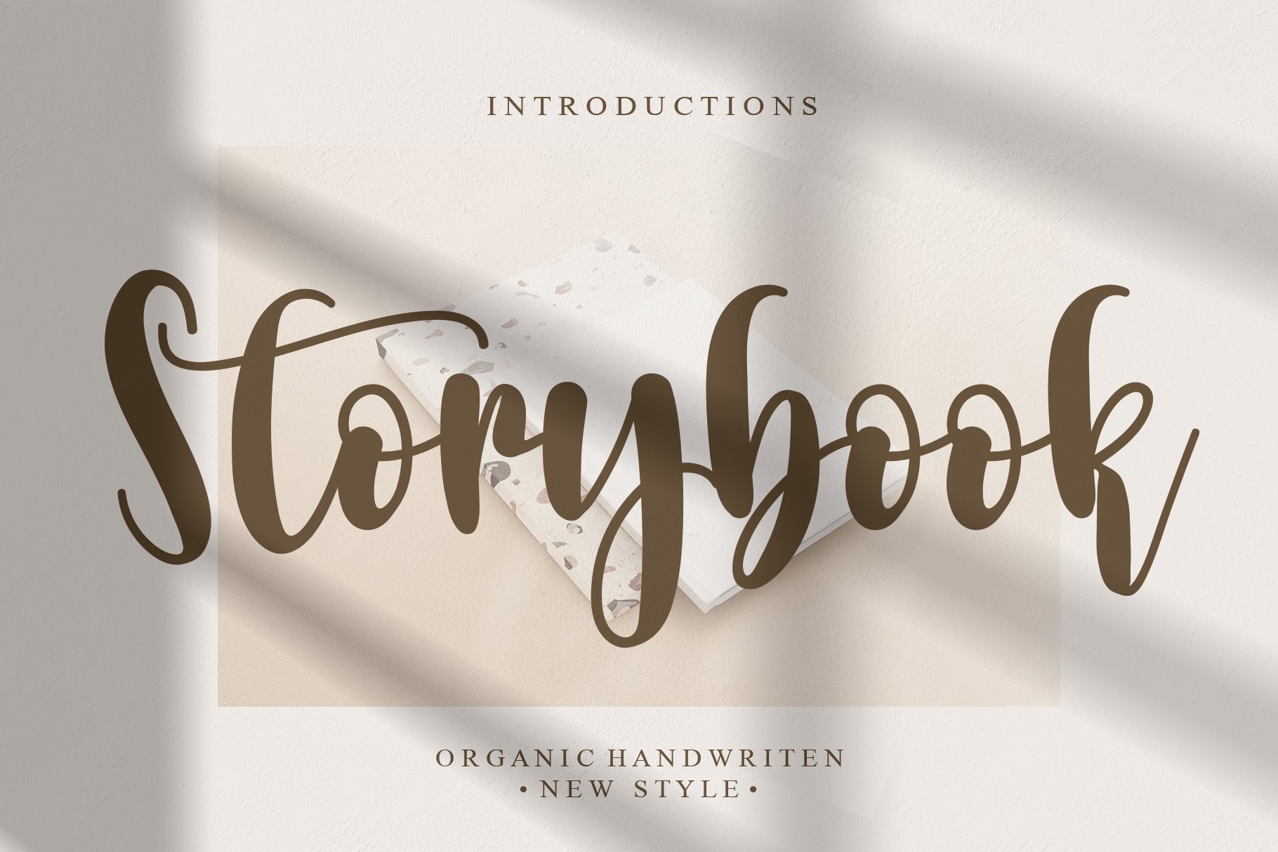 Storybook | Script font cover image.