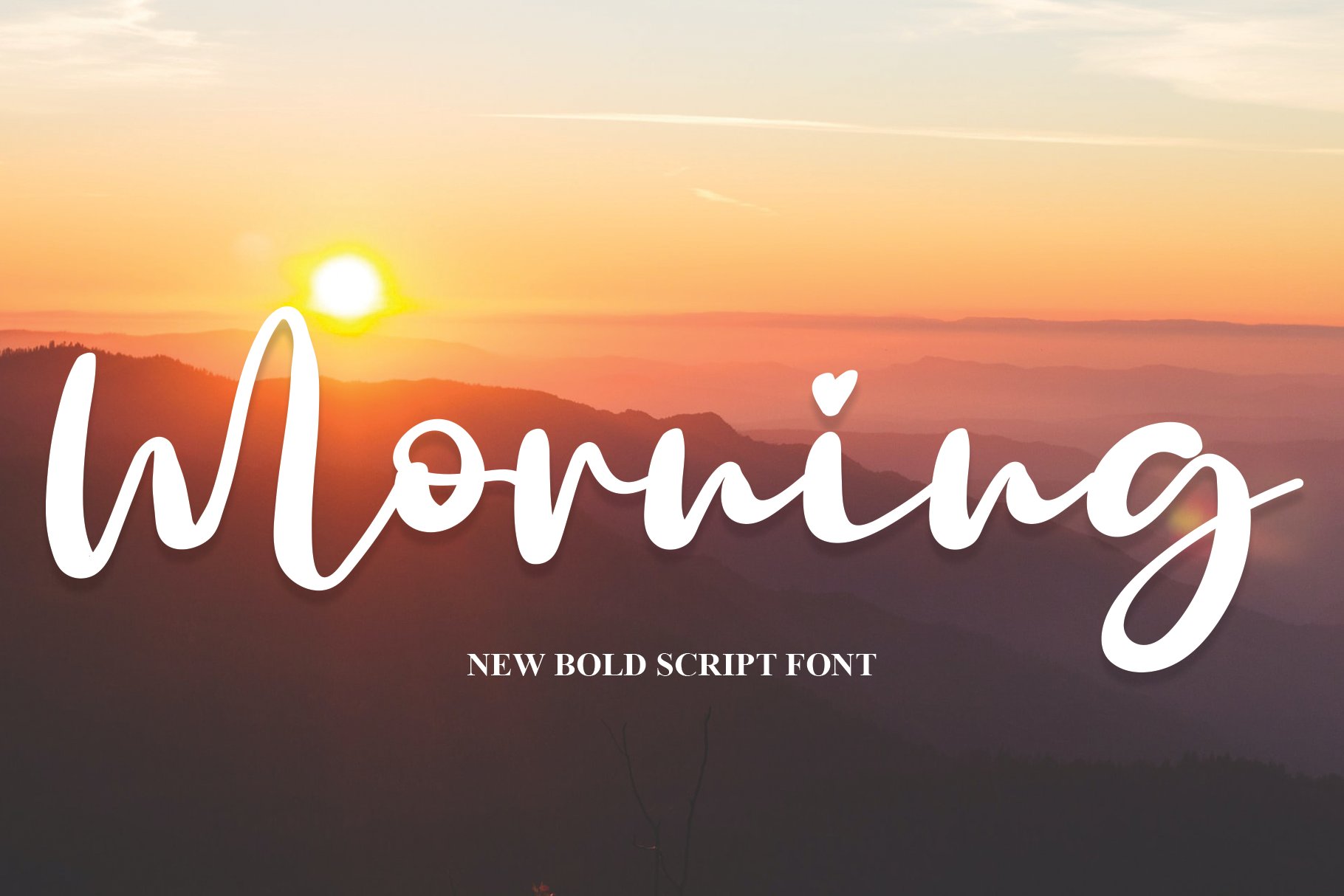 Morning | Script Font cover image.