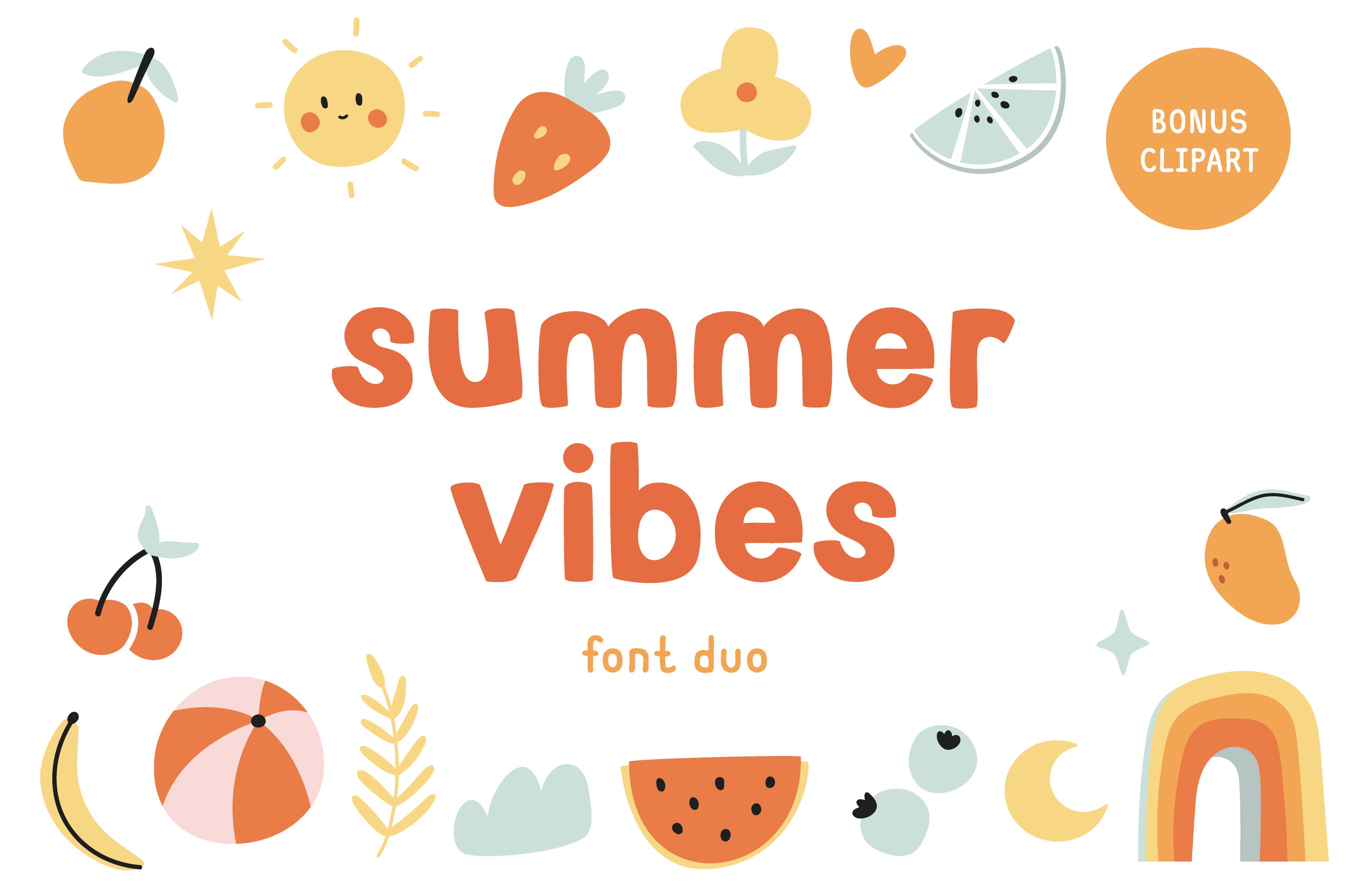 Summer vibes | Font duo cover image.