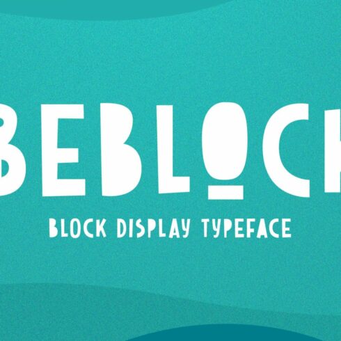 Beblock - Display Typeface cover image.