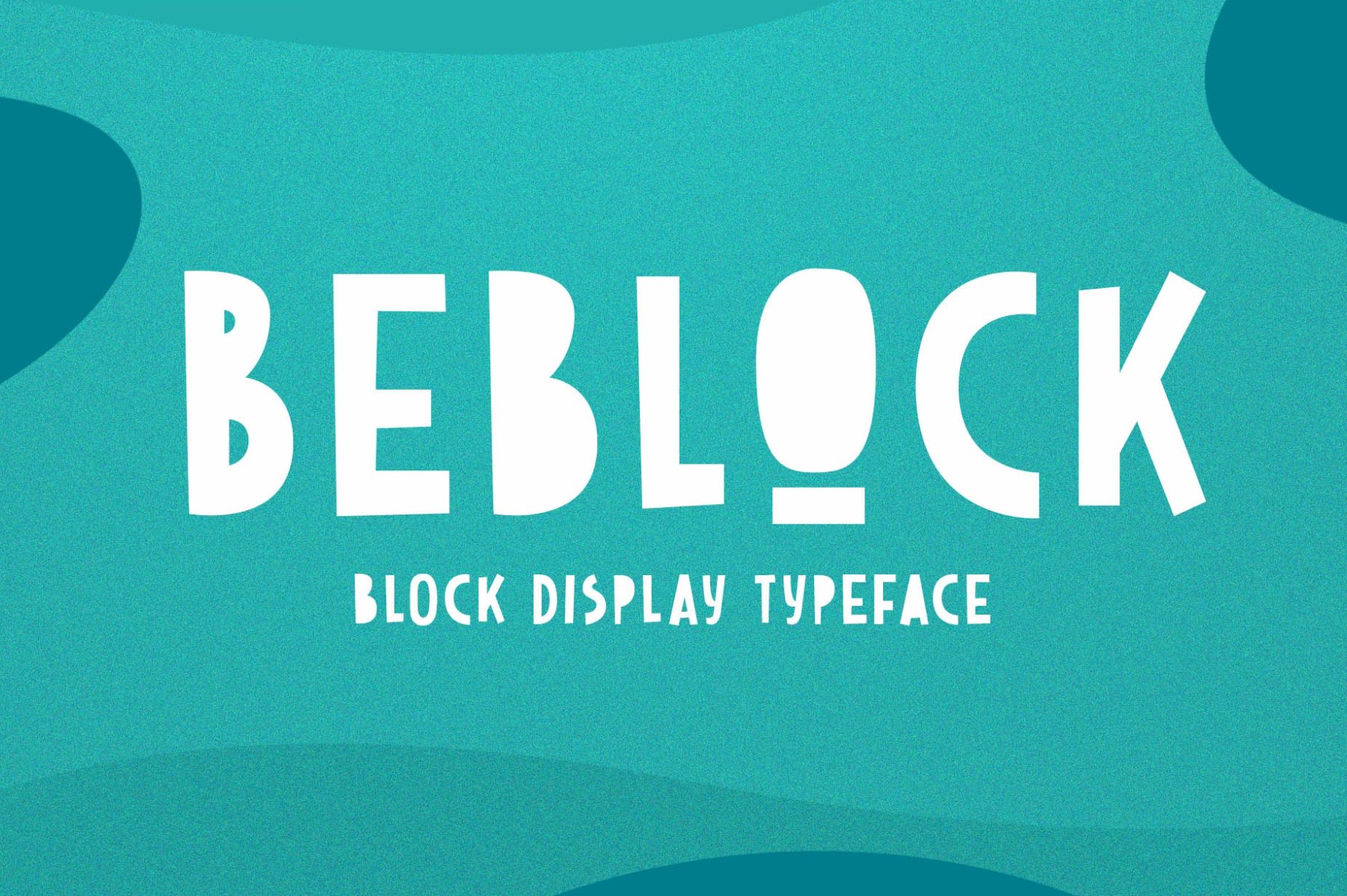 Beblock - Display Typeface cover image.