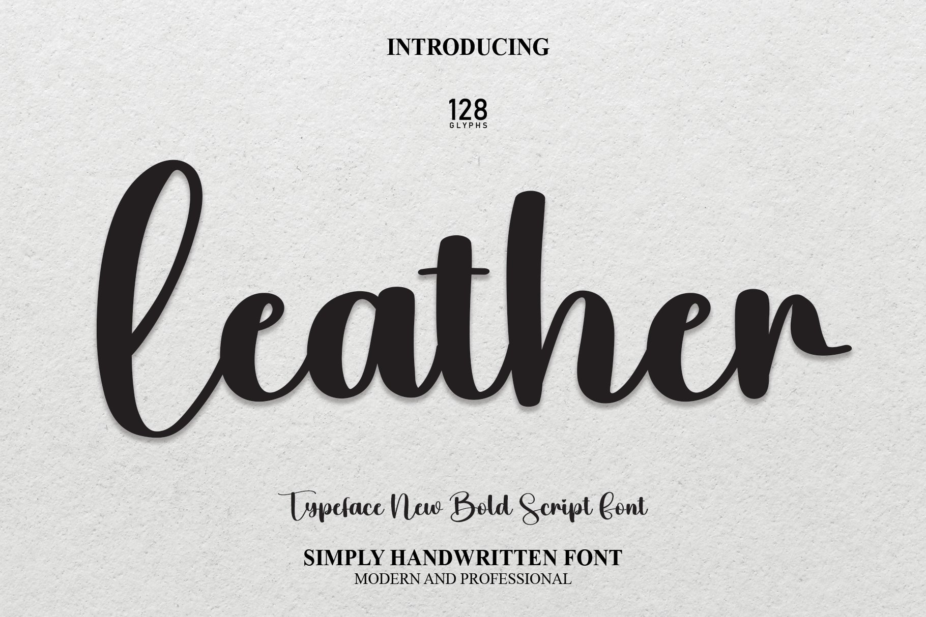 Leather | Script Font cover image.