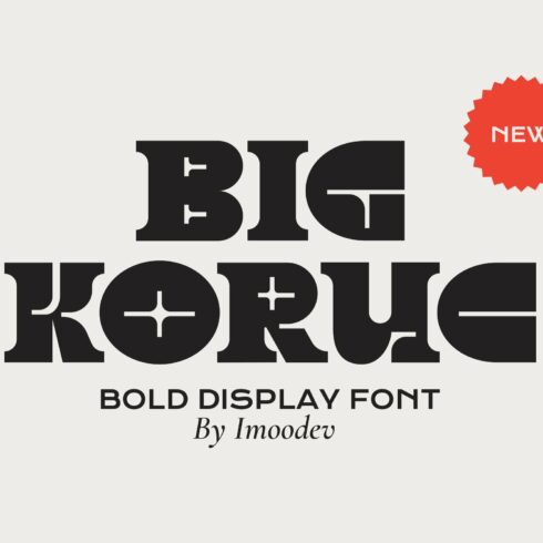 Big Koruc - Bold Display Fonts cover image.