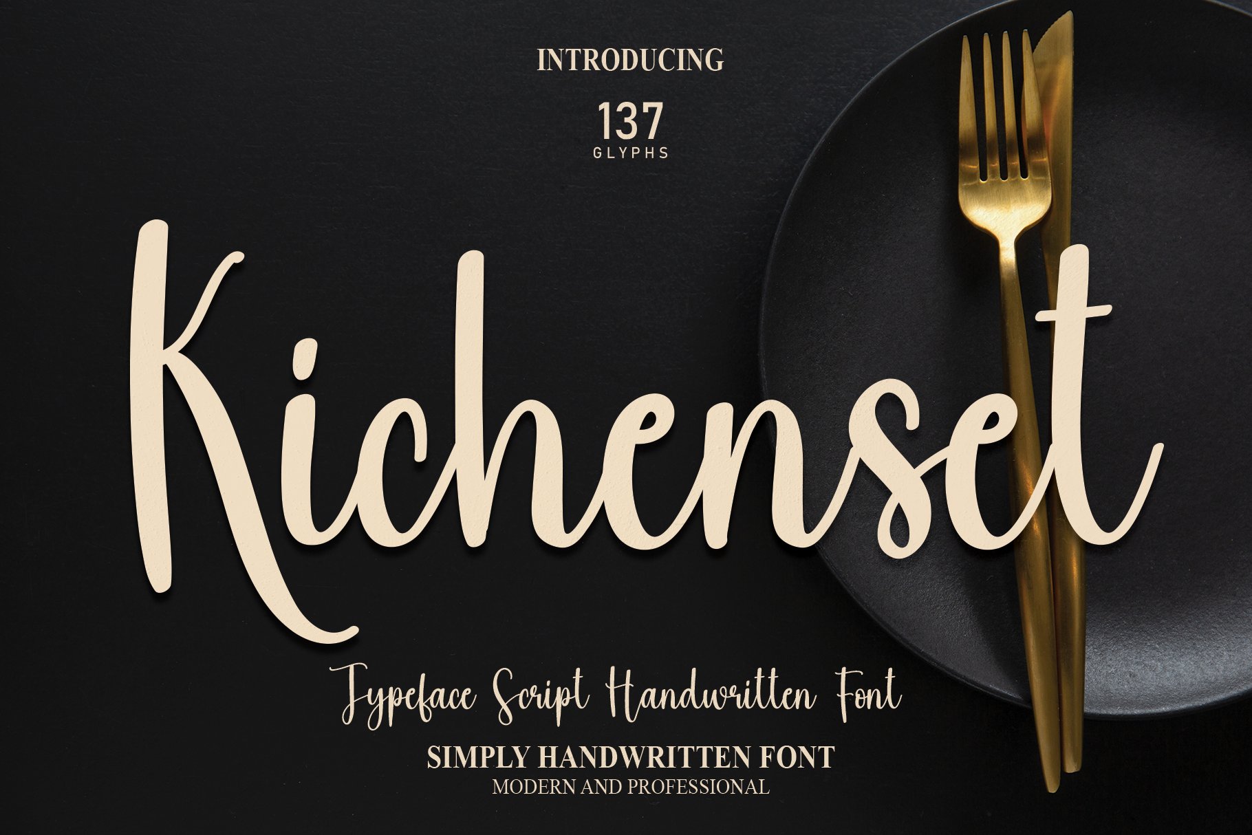 Kichenset | Script Font cover image.