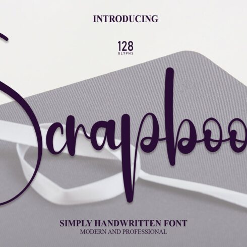 Scrapbook | Script Font cover image.