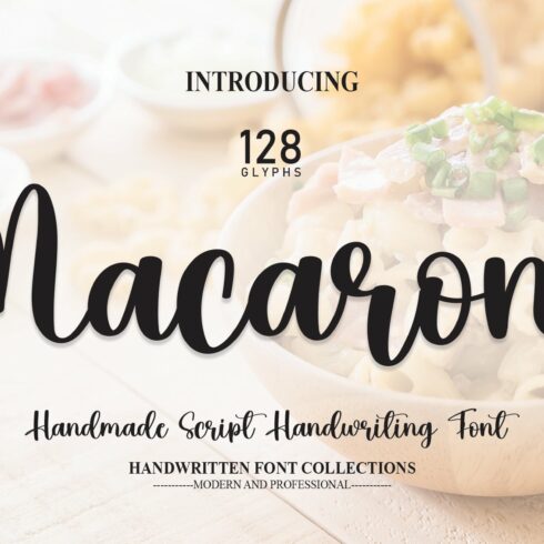 Macaroni | Script Font cover image.