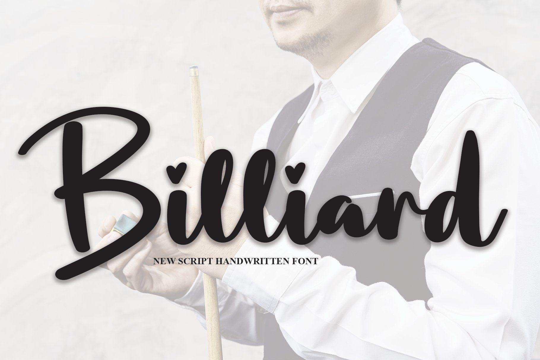 Billiard | Script Font cover image.