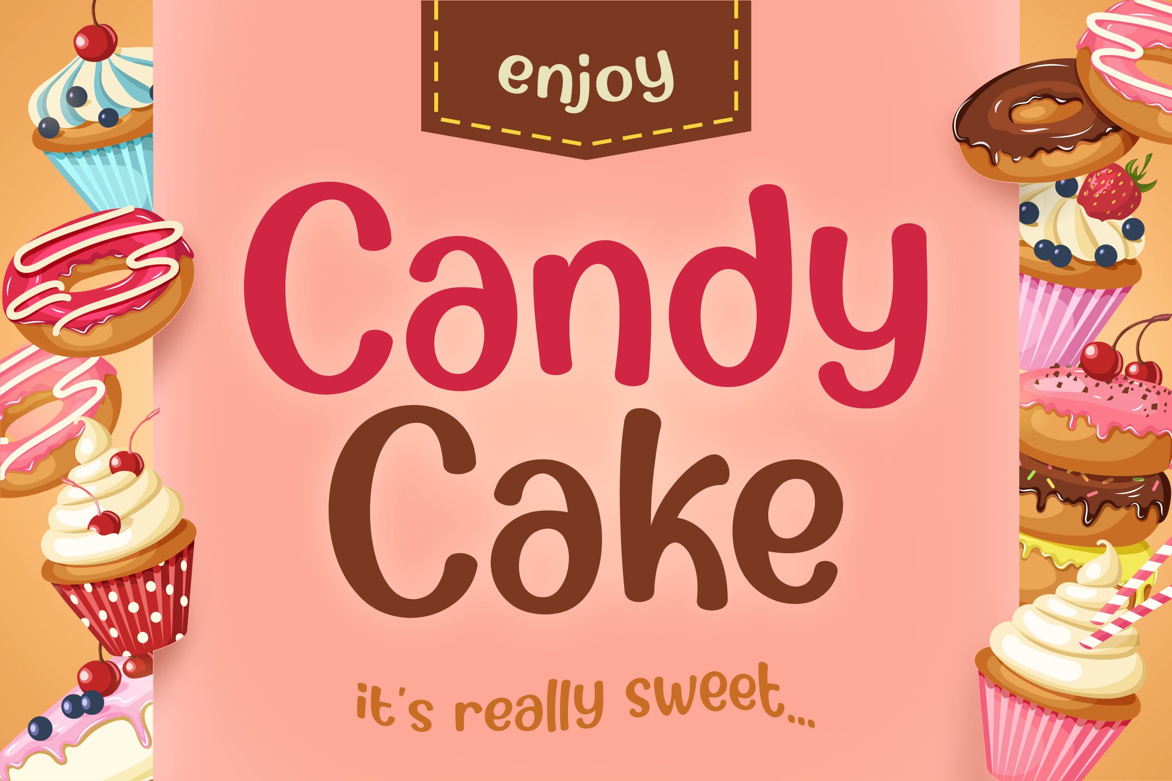 Candy Cake ~ Sweet Font cover image.