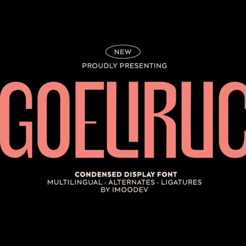 Goeliruc - Condensed Fontcover image.