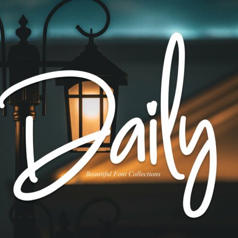 Daily | Script Font cover image.