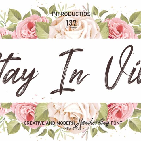 Stay In Villa | Script Font cover image.