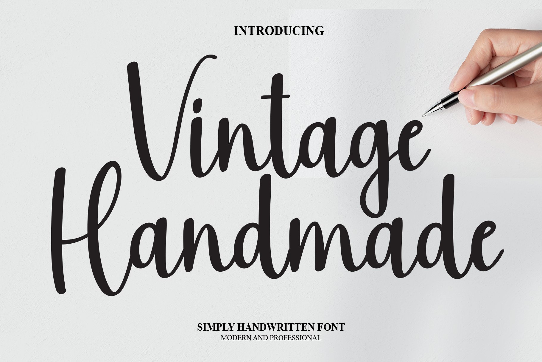 Vintage Handmade | Script Font cover image.