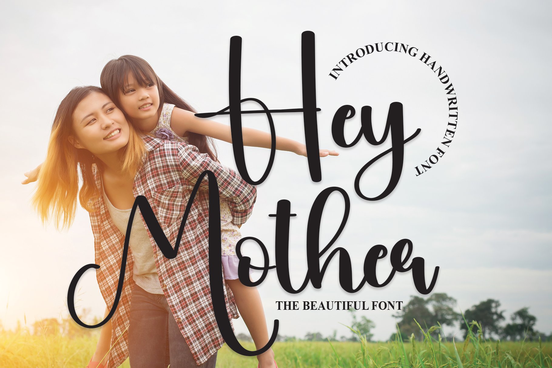 Hey Mother | Script Font cover image.