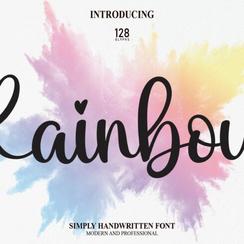 Rainbow | Script Font cover image.