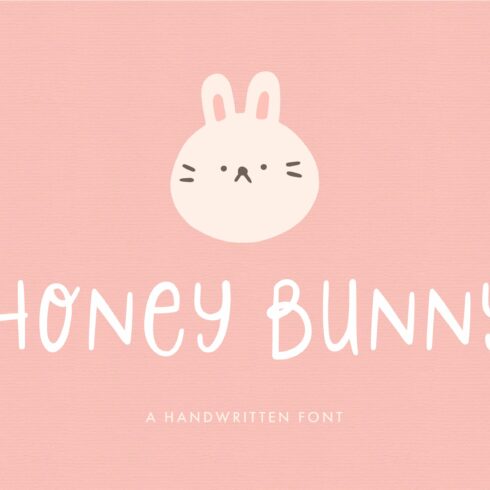 Honey Bunny | Handwritten font cover image.