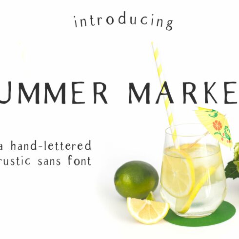 Summer Market - Rustic Font cover image.