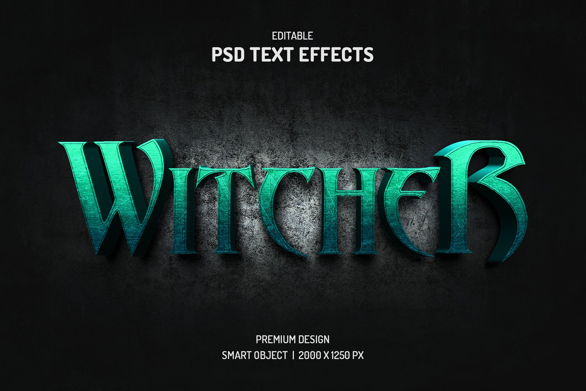 Editable 3d text effectcover image.