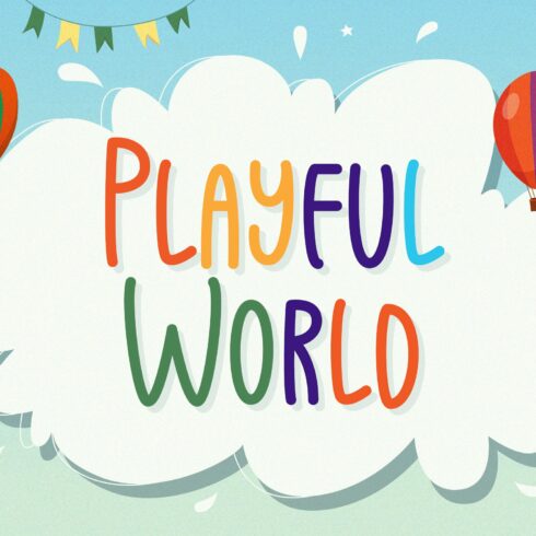 Playful World - Playful Display Font cover image.